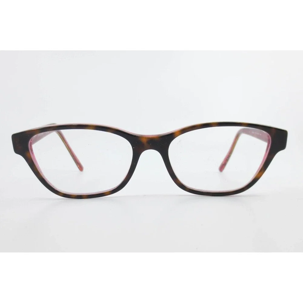 LensCrafters EC2001 1006 Tortoise Pink Cat Eye Eyeglasses Frames 52-16-140